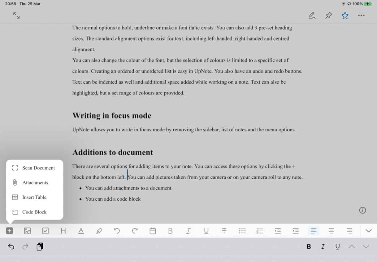 » The complete guide to using the UpNote app on the iPad