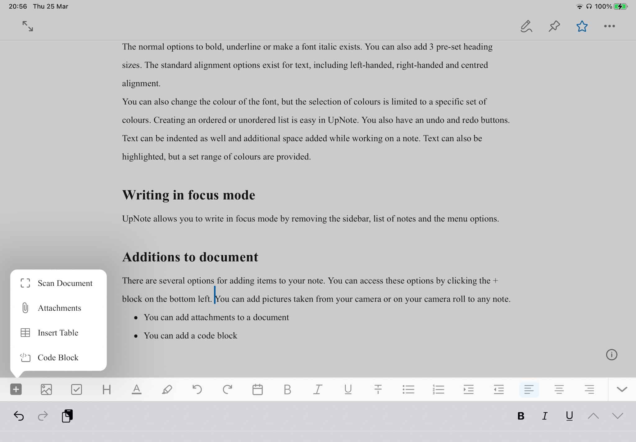 » The complete guide to using the UpNote app on the iPad